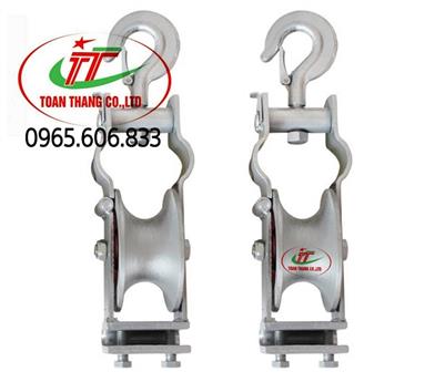 Puly nhôm kéo dây điện 120x60mm