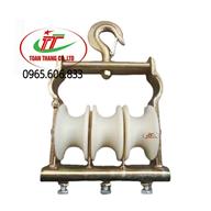 Puly nhựa kéo dây điện 320x80mm (3 rãnh)
