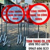 Biển tròn Công trường đang thi công