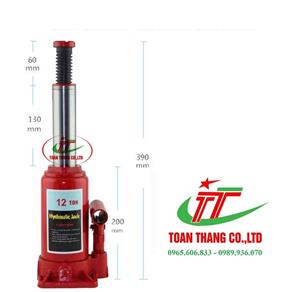 Con đội thủy lực 12 tấn
