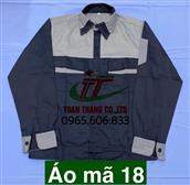 Áo bảo hộ màu Xanh Than -Ghi