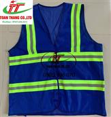 Áo lưới phản quang 3M màu xanh dương