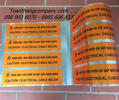Băng cảnh báo cáp ngầm nhôm