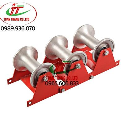 Con lăn kéo cáp thẳng 3 puly nhôm