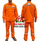 Quần áo thợ điện màu cam