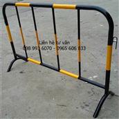 Rào thép di động vàng - đen