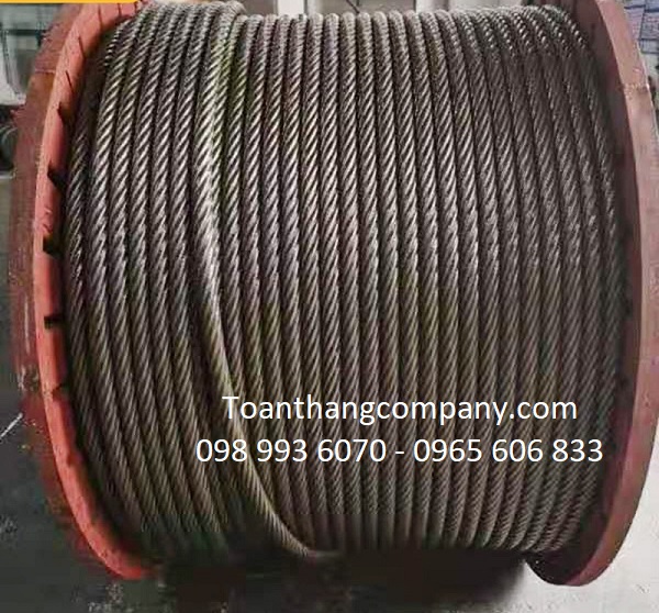 cáp thép lõi bố