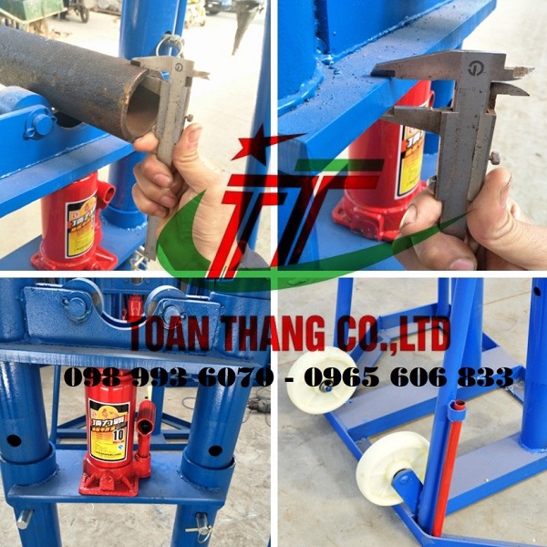 kích thước của mễ ra dây 10 tấn Toàn Thắng