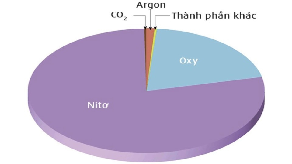 Thành phần chính của không khí là gì? Kiến thức đầy đủ, dễ hiểu